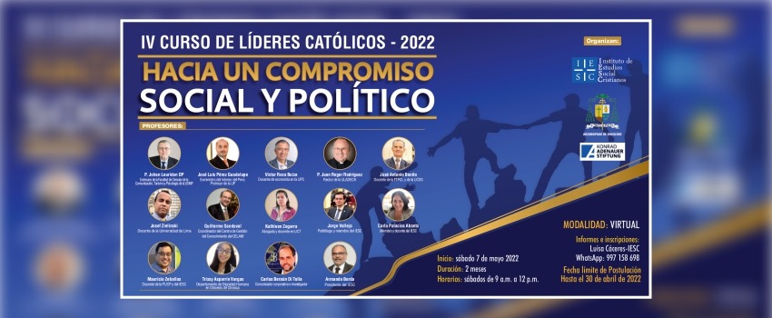 Rector de la Uladech Católica participa como expositor en el “IV Curso de Líderes Católicos 2022”