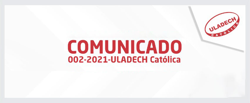 Comunicado 002-2021