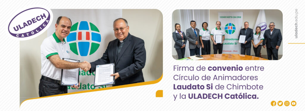 irma de Convenio entre el Círculo de Animadores Laudato Si de Chimbote y la ULADECH Católica