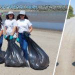 Voluntariado de ULADECH Católica realiza campaña de limpieza en playa “El Enrocado” de Samanco