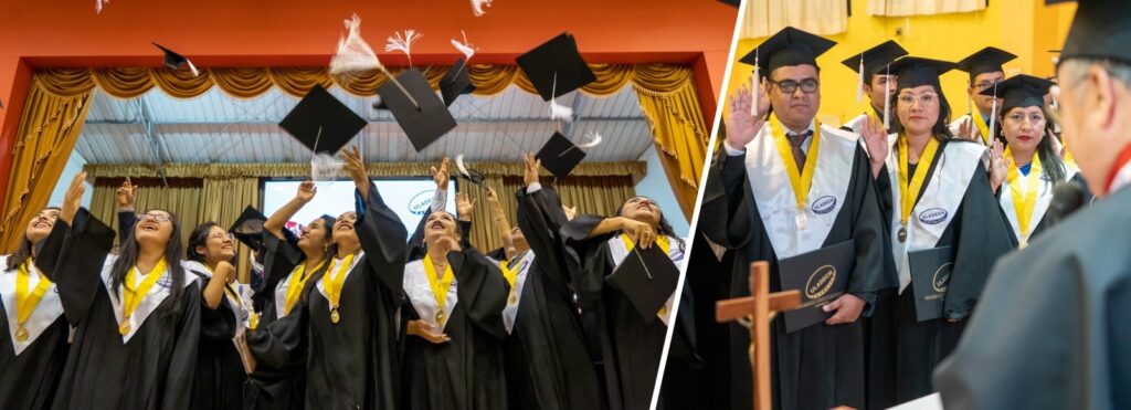 54 estudiantes de la ULADECH Católica reciben grado profesional y título de segunda especialidad en ceremonia de colación