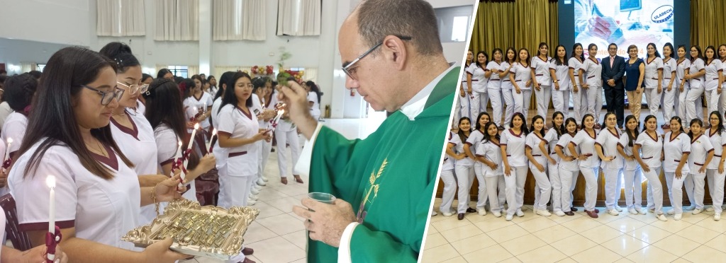 45 estudiantes de Obstetricia participan en ceremonia de imposición de placas como antesala a su internado