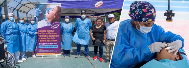 Universidad Católica Los Ángeles de Chimbote despliega campaña preventiva promoviendo la salud bucal en distritos de Nuevo Chimbote y Samanco