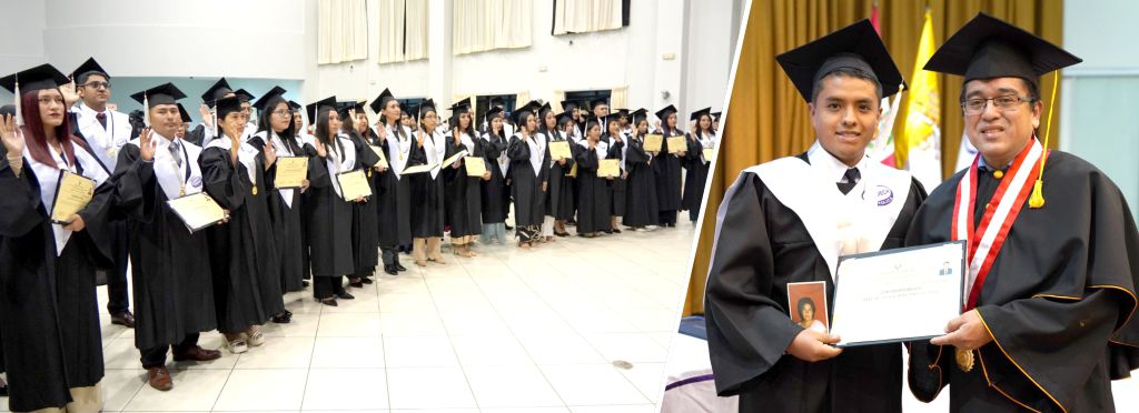 ULADECH Católica celebra la graduación de 103 egresados con emotiva ceremonia