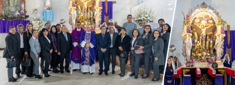 ULADECH Católica celebra con fervor la novena del Señor de los Milagros