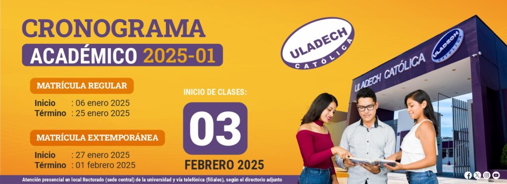 Cronograma de matriculas 2025-01