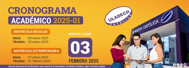 Cronograma de matriculas 2025-01