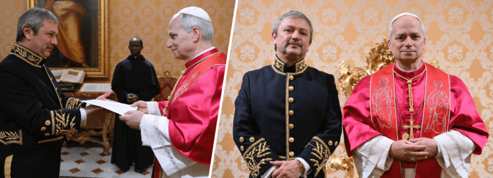 Fotografía de nombramiento del nuevo embajador del Perú ante la Santa sede