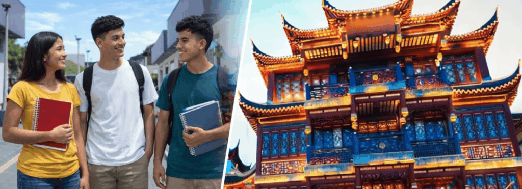 Fotografía de banner para convocatoria para estudiar en China
