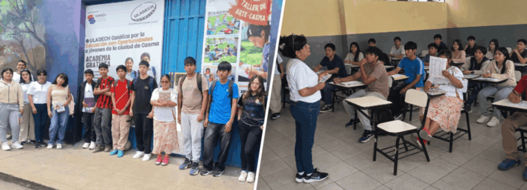 FOTOGRAFÍA DE APERTURA DE ACADEMIA GRATUITA EN CASMA