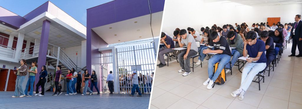 ULADECH Católica realizó con éxito su examen de admisión ordinario en Chimbote y Huaraz