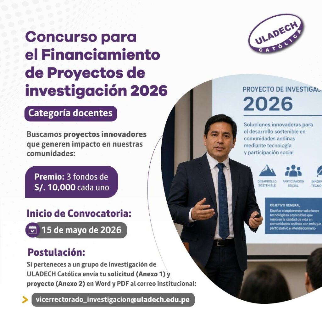 Concurso para el financiamiento de proyectos de investigación 2026 – categoría docentes