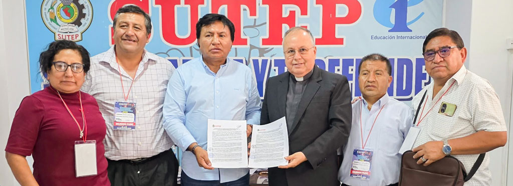 ULADECH Católica y SUTEP firman convenio para fortalecer la formación del magisterio nacional